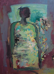 Nr. 19 - Marieke    Acryl op doek    80 x 100 cm